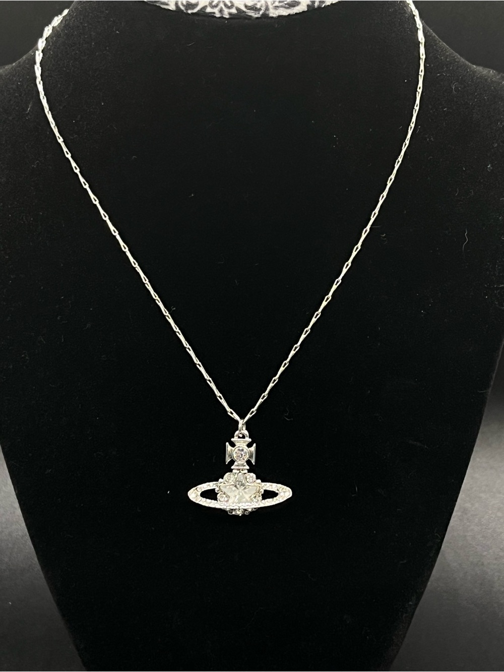 Vivienne Westwood Silver Orb Pendant Necklace